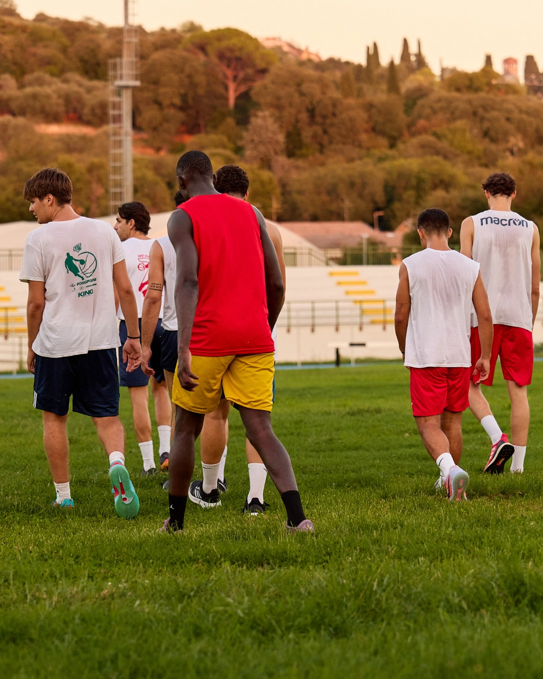Preparazione atletica gruppo fotografia
