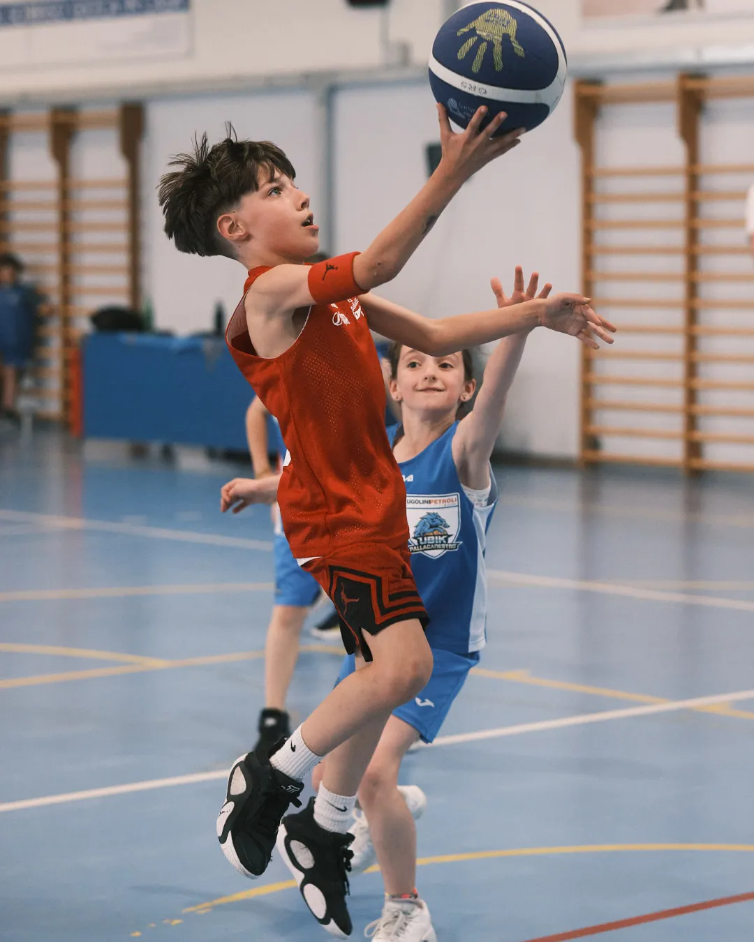 Minibasket partita fotografia sportiva